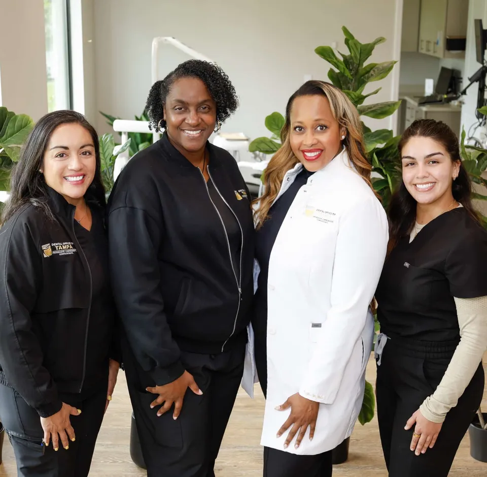 Dr. Jackson with the Dental Office of Tampa team
